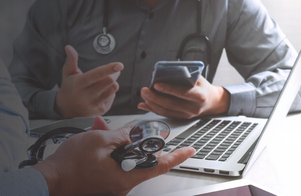 HCP and patient or caregiver